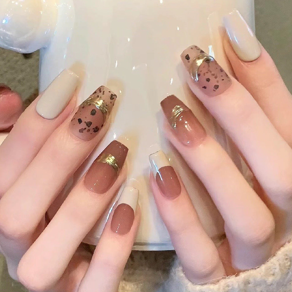 Handmade Phototherapy Three-Dimensional Wearing Nail Wearable Nails - 24Pcs
